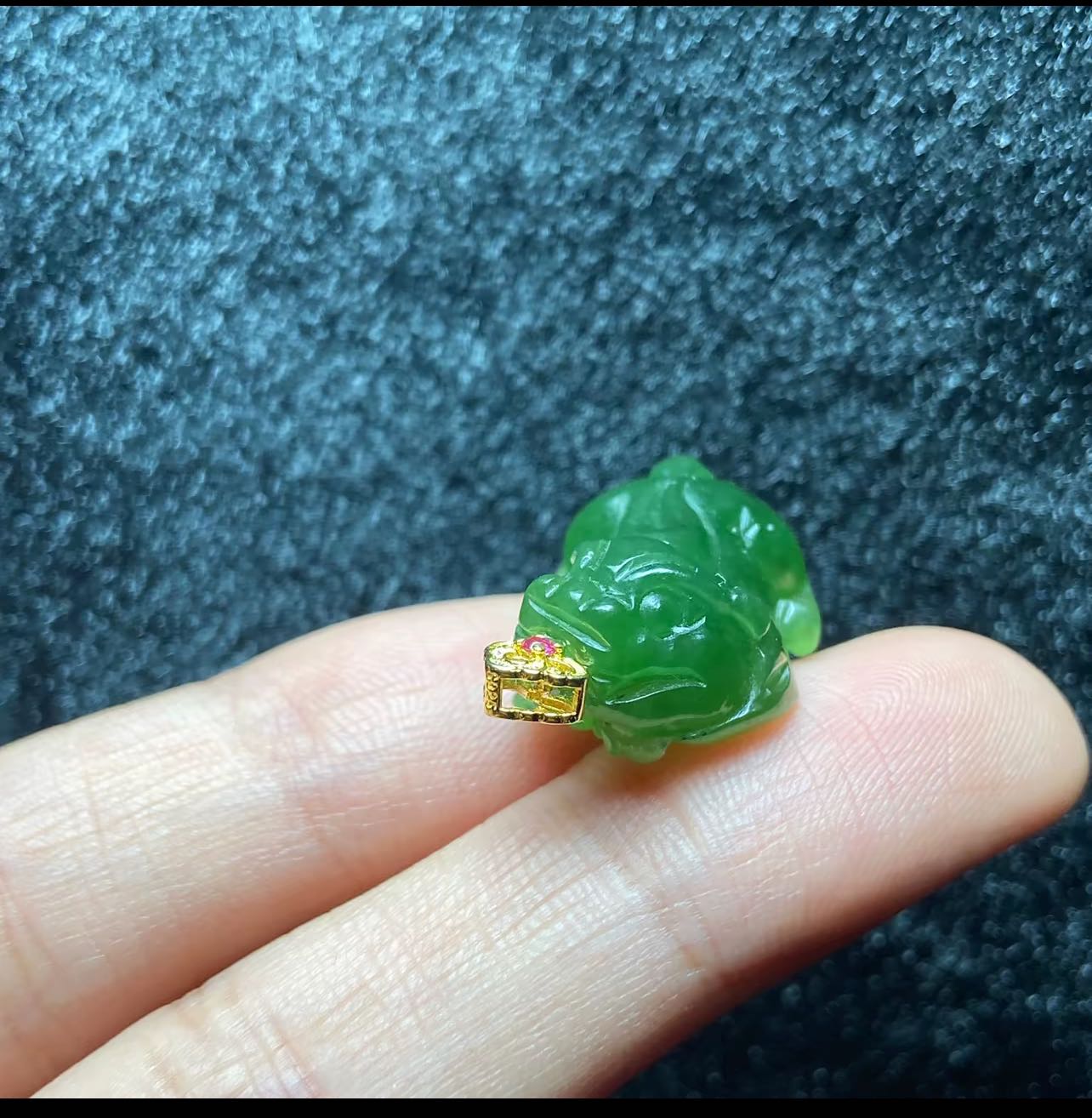 S925 Zilver Ingelegde Hotan Jade Hanger 14.21