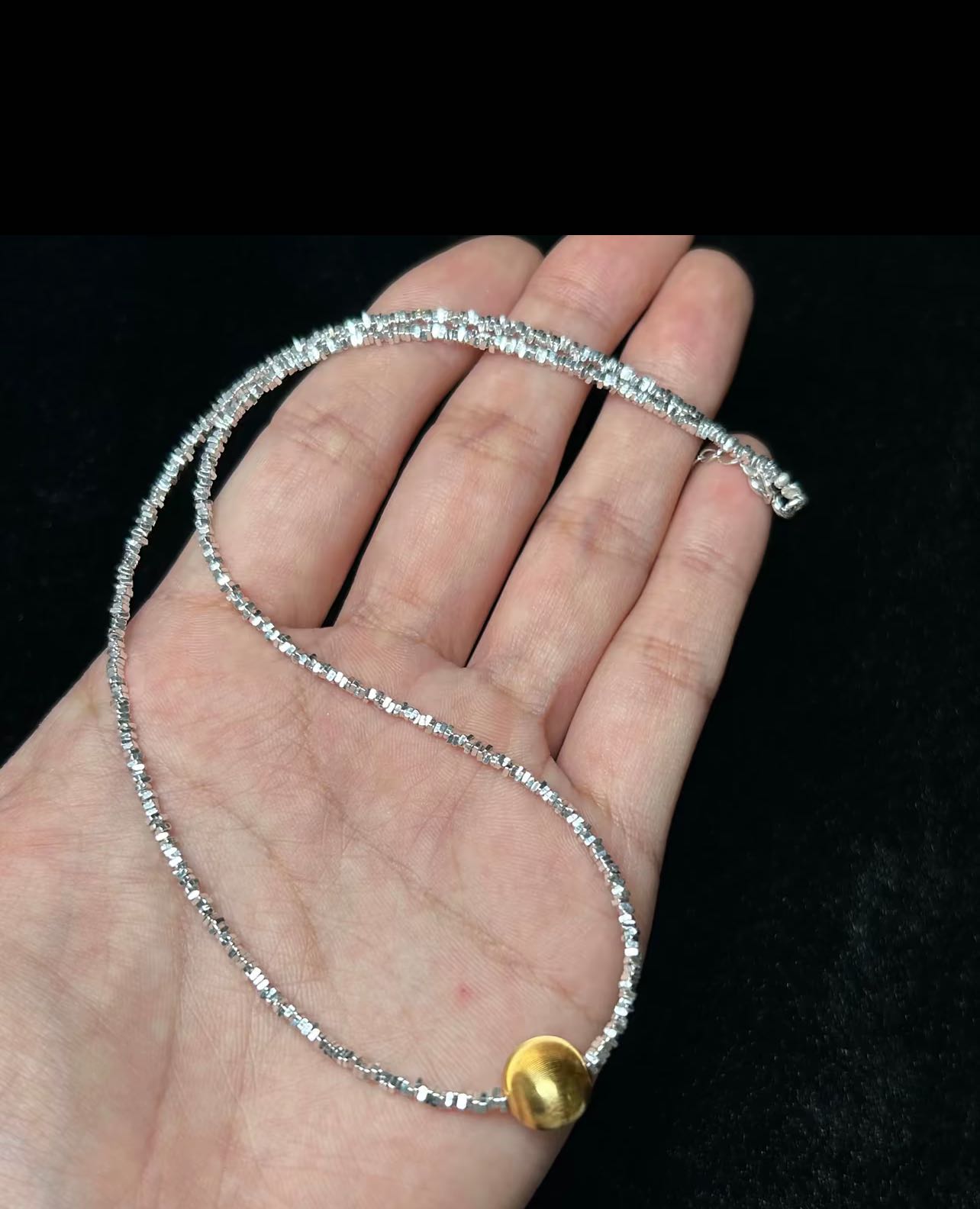 999 Zilver Ketting 9 mm+ 7G+