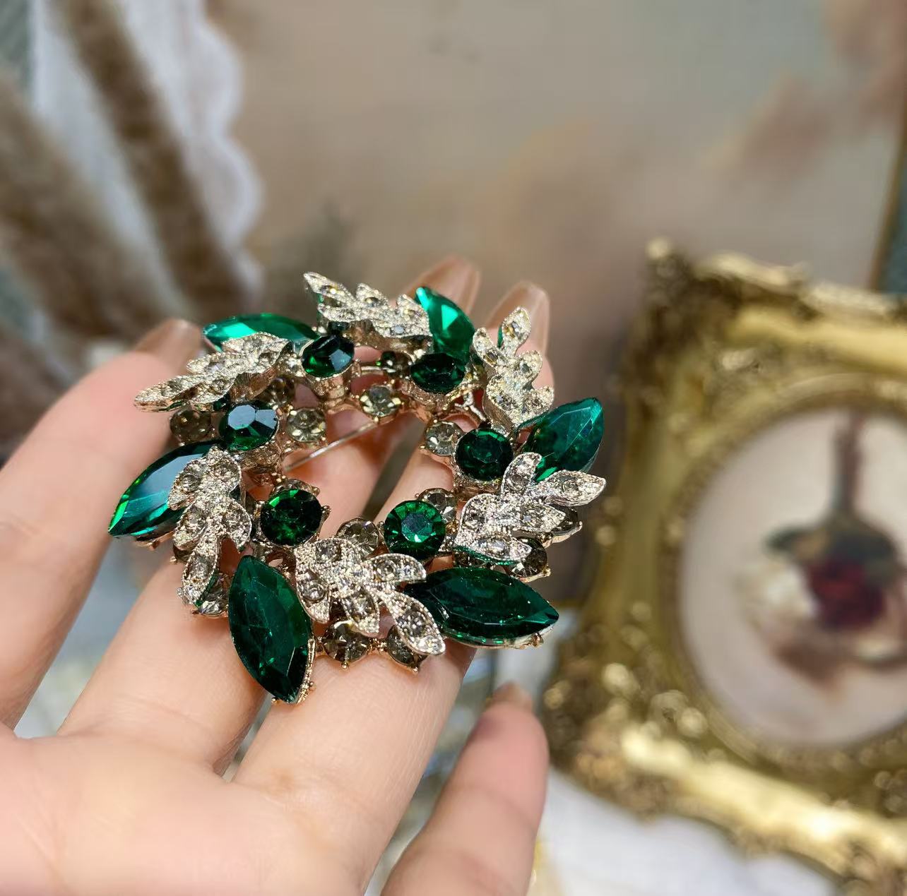 Broche Koperlegering De Tovenaar Van Oz Synthetische Zirkonia