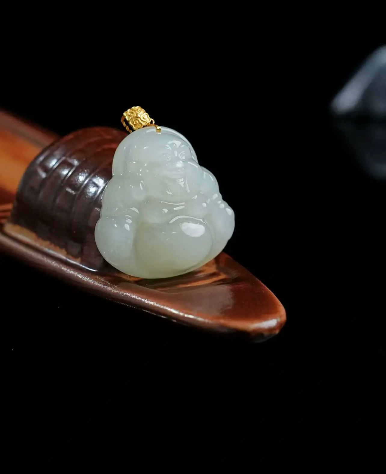 Hetian Jade Boeddha Hanger