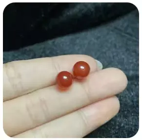 S925 natuurlijke Agaat ronde Oorstekers