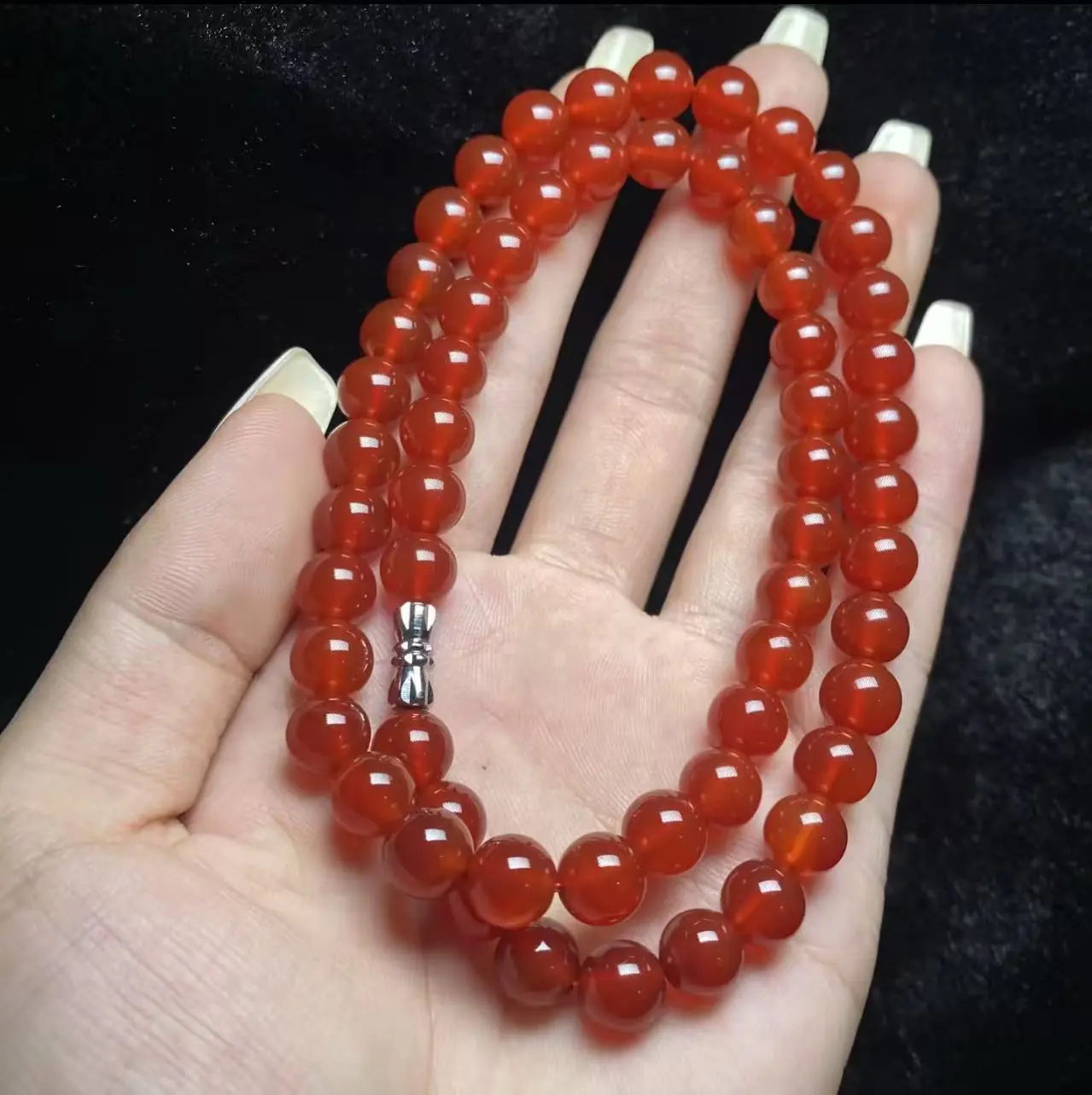 Natuurlijke Agaat kralenketting