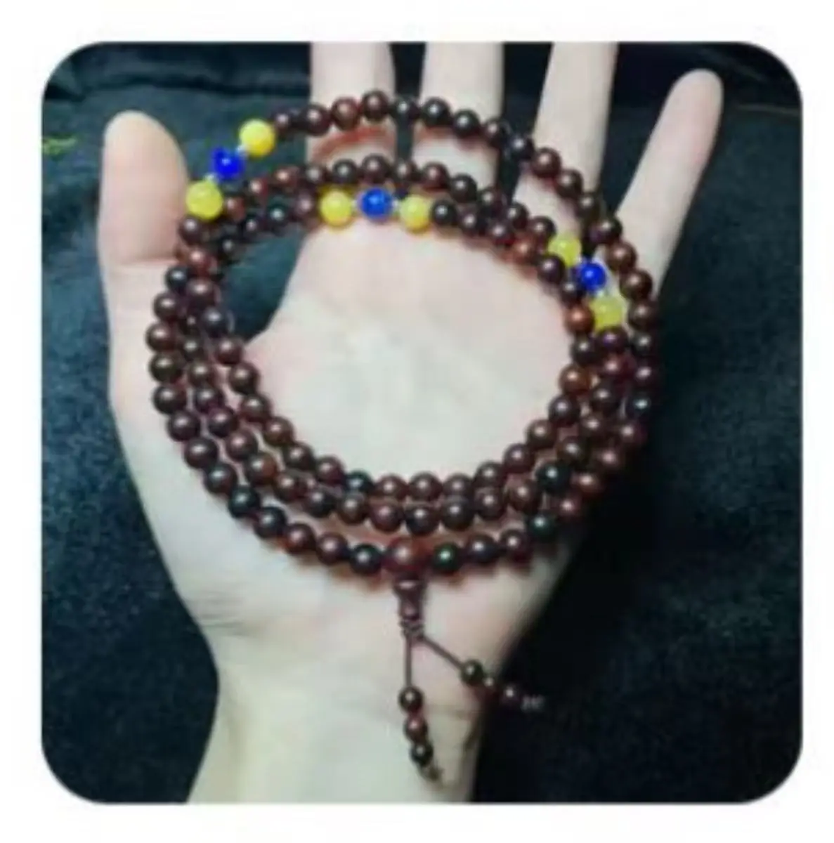 Indische Pterocarpus-Armband met DIY meerdere cirkels stijl